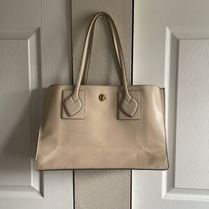 Anne Klein blush cream bag with matching clutch